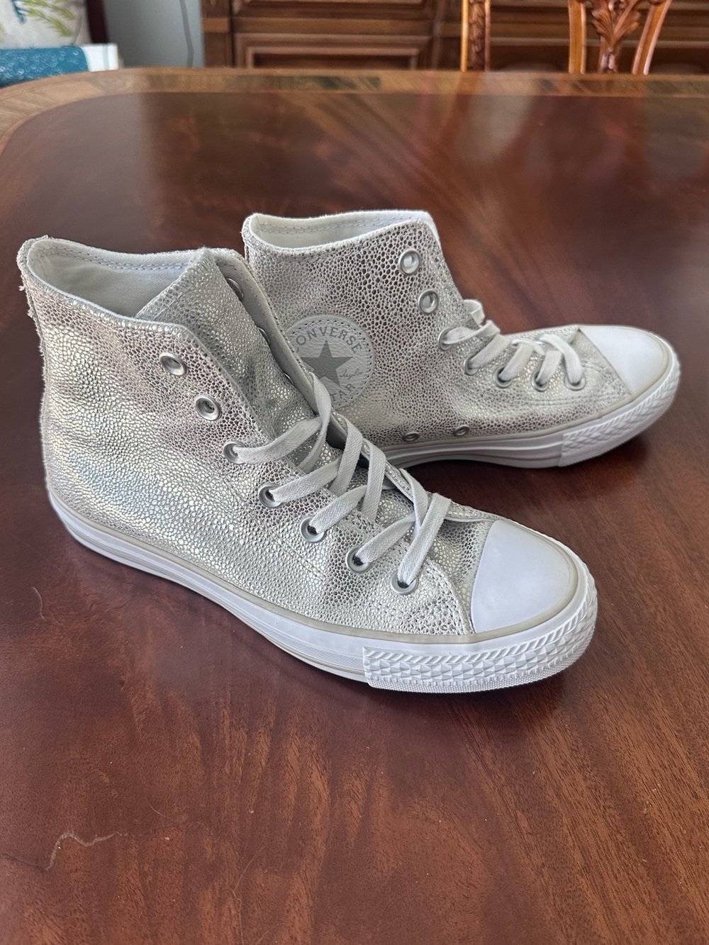 Converse Chuck Taylor All Star Stingray Metallic HI shoes size 6.5